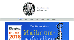 Desktop Screenshot of bv-aubing.de